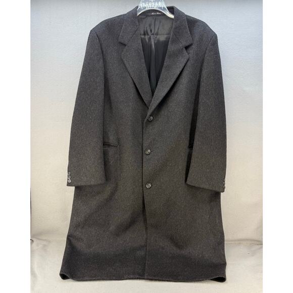 J.G. Chappell LTD. Trench Coat Men's 44R Wool and Cashmere Rayon Lined Business - Picture 1 of 11
